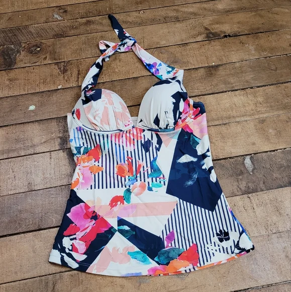 Hapari Swim Hapari Nautabloom Pushup Tankini Top Poshmark